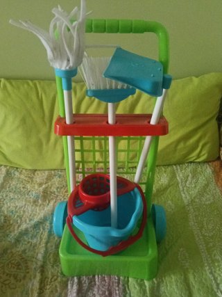 Carro limpieza niños