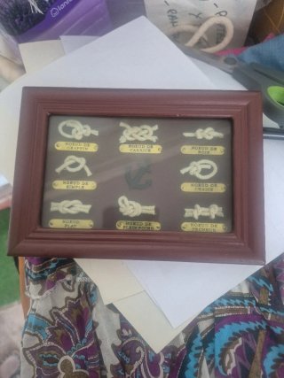 Cuadro decorativo de nudos marineros