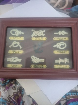 Cuadro decorativo de nudos marineros