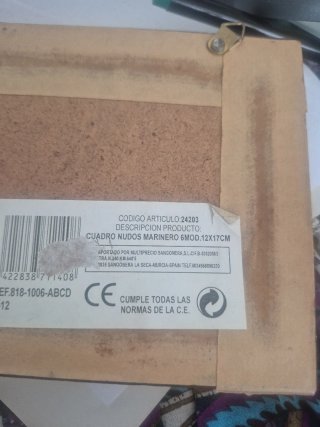 Cuadro decorativo de nudos marineros