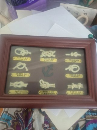 Cuadro decorativo de nudos marineros