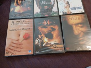 6 Películas DVD Nuevas Sin Abrir