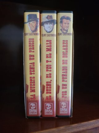 Trilogía Clint Eastwood Western VHS