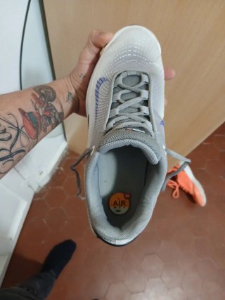 Tenis Nike Grises y Azules