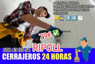 CERRAJERO A DOMICILIO EN RIPOLL 24H
