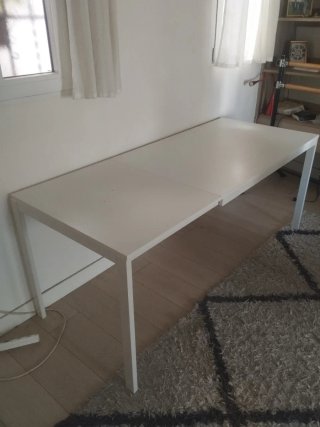 Mesa extensible Ikea blanca