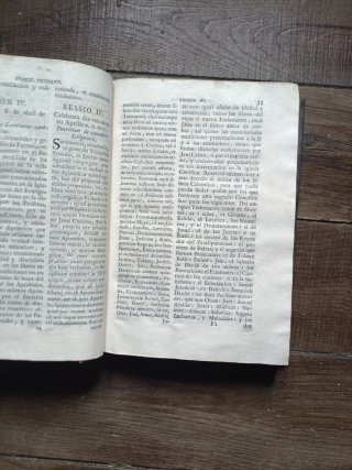 Libro Antiguo 1787 Concilio de Trento