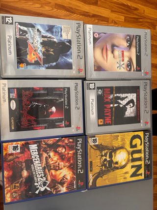 Lote 5 Juegos PS2: Kingdom Hearts, Getaway, TR, MG