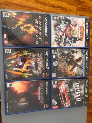 Lote 5 Juegos PS2: Kingdom Hearts, Getaway, TR, MG