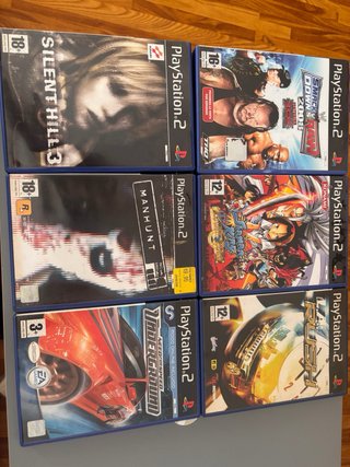 Lote 5 Juegos PS2: Kingdom Hearts, Getaway, TR, MG