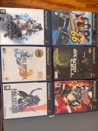 Lote 5 Juegos PS2: Kingdom Hearts, Getaway, TR, MG