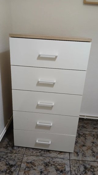 Cajonera alta blanca
