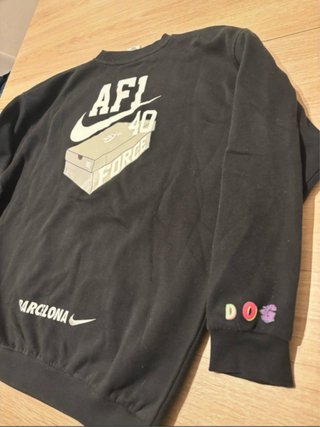 Sudadera Nike Negra Personalizada