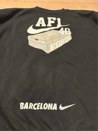 Sudadera Nike Negra Personalizada