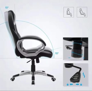 Sillón Ergonómico Oficina Negro