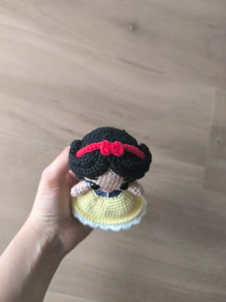 Amigurumi Bella y Blancanieves Crochet