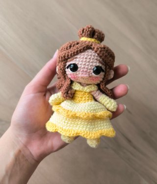 Amigurumi Bella y Blancanieves Crochet