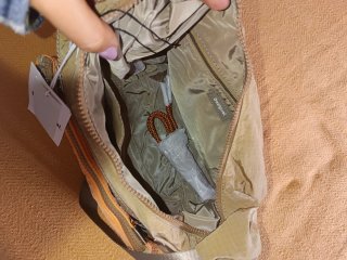 Bolso Desigual Voyager Beige y Naranja