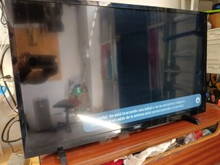 Televisión Philips Negra y Plateada 22"