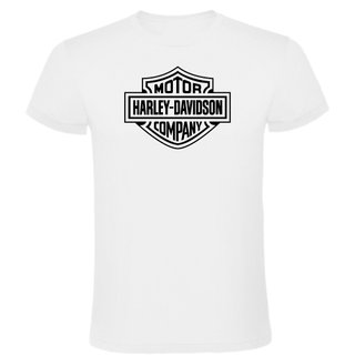 CAMISETA TIPO HARLEY DAVIDSON NEGRA ALGODON