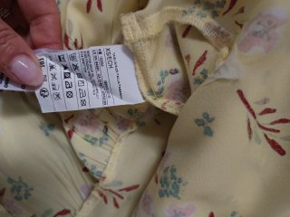2 Vestiti Benetton Donna Giallo Taglia XS e M