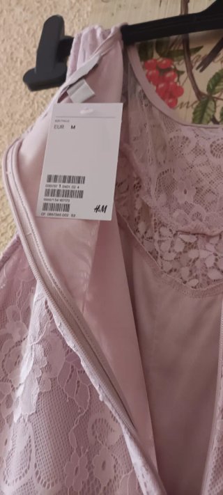 Vestido H&M Rosa Talla L