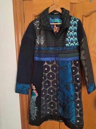 Abrigo Desigual Multicolor