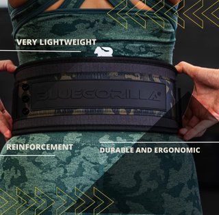 Cinturón Lumbar Para entrenar BlueGorilla XL