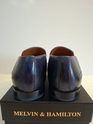 Melvin & Hamilton Tassel Loafers Azul Marino