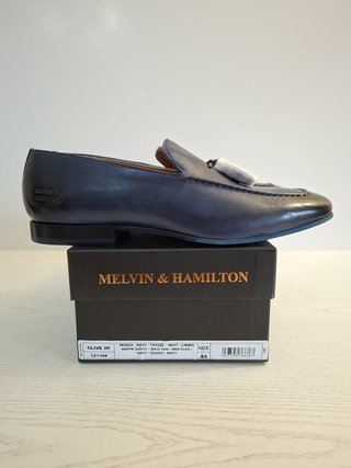 Melvin & Hamilton Tassel Loafers Azul Marino