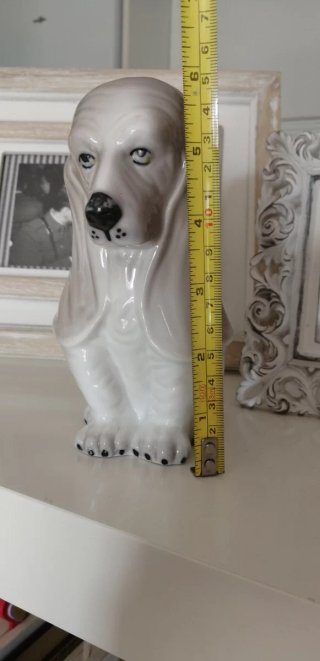Figura perro porcelana