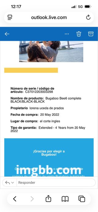 Bugaboo Bee 6 Silla de Paseo Negra