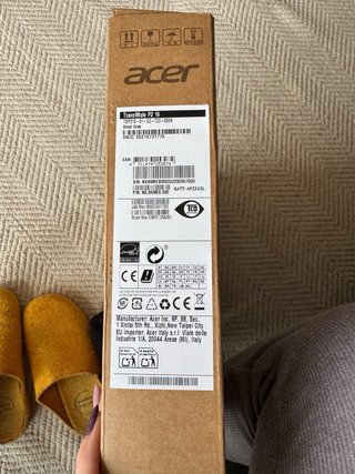 Nuovo laptop Acer TravelMate P2 16