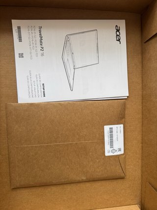 Nuovo laptop Acer TravelMate P2 16