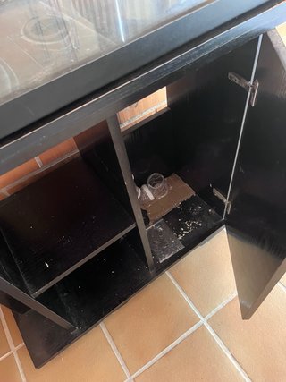 Acuario terrario 120L con mueble