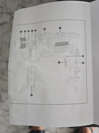 Taladro Percutor Parkside PSBM 750 B3