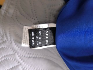 Vestido azul lentejuelas para eventos