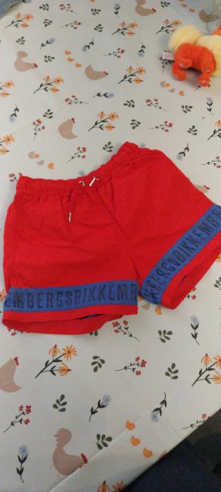 Costume mare Bikkembergs rosso taglia 8anni