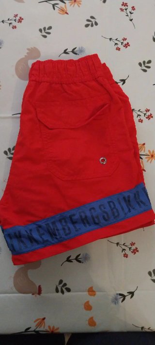 Costume mare Bikkembergs rosso taglia 8anni