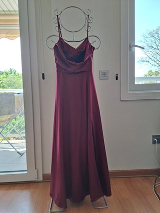 Vestido fiesta graduación rojo