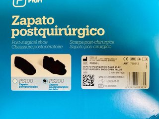 Zapato Postquirúrgico PRIM Talla 41-42