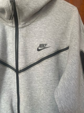 Sudadera Nike Tech Gris Original