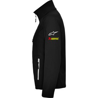 CHAQUETA MOTO CORTAVIENTOS SOFTSHELL TIPO BMW