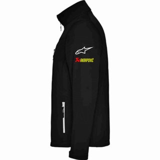 CHAQUETA MOTO CORTAVIENTOS SOFTSHELL TIPO BMW