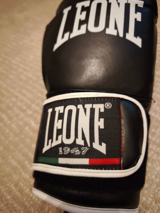 Guantes Boxeo Leone 10oz Negros