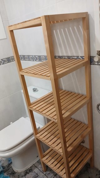 Estantería de bambú para baño IKEA RÅGRUND