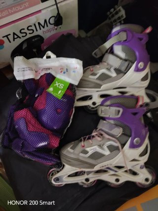 Patines en línea niño/a Talla 36-39 + Protecciones