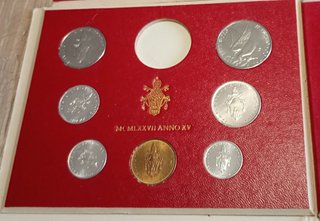 #2039(7) - Quattro cartoncini VATICANO P. VI e G.P