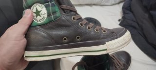 Converse Marrones y Verdes Mujer