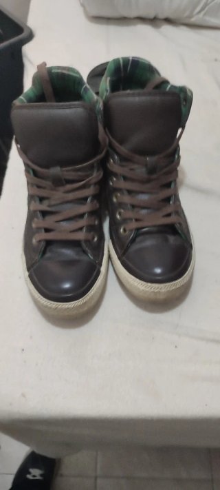Converse Marrones y Verdes Mujer